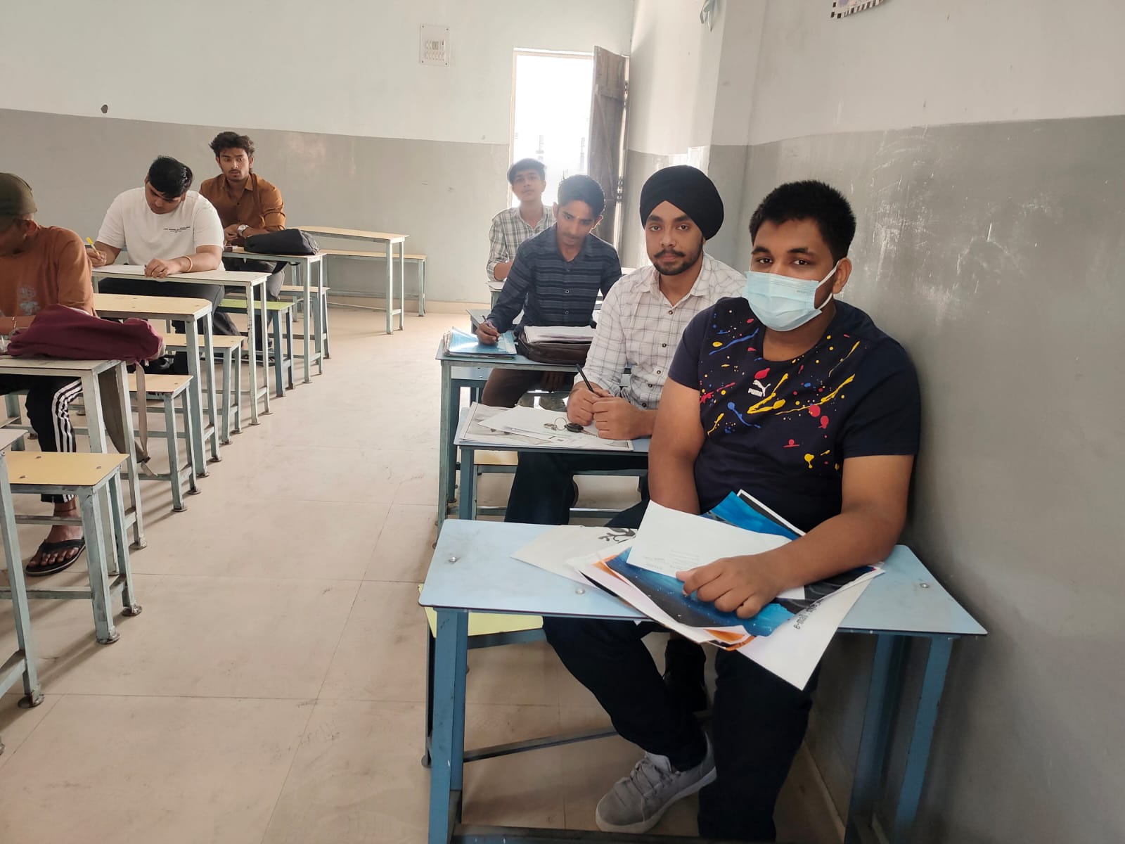 Students in Library